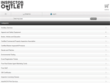 Tablet Screenshot of inspectoroutlet.com